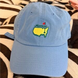 Authentic Masters Tournament Augusta Blue Baseball Hat Strapback Logo Cap